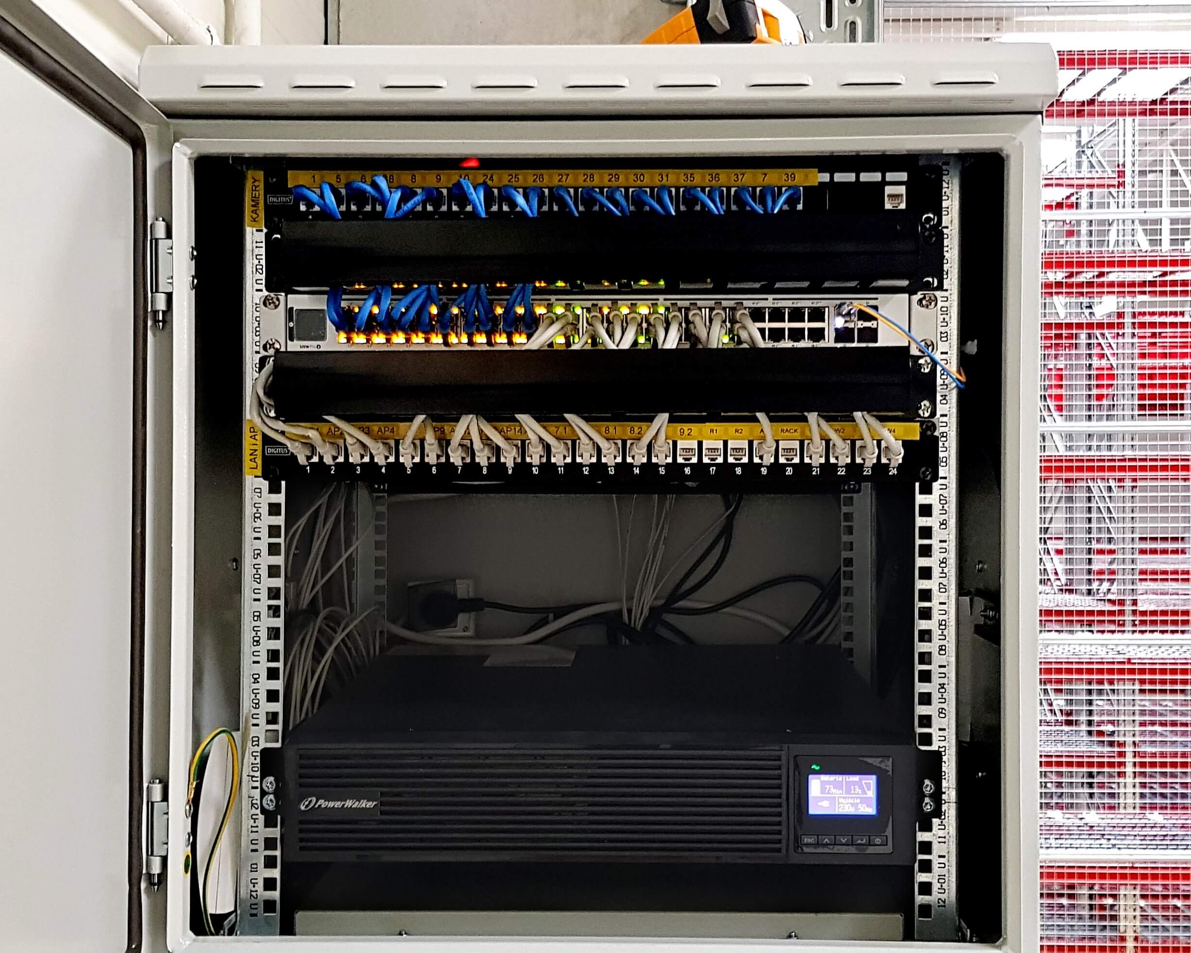 Instalacja sieci LAN, CCTV i SSWIN dla firmy Egen S.A. w Lublinie.